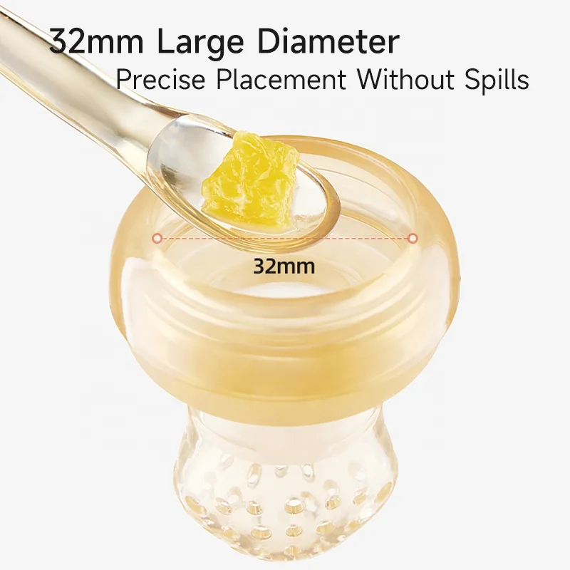 Baby Fruit Feeder Food Pacifier Food Grade Silicone Baby Molar Stick Fruit Food Supplement Baby Fruit Feeder