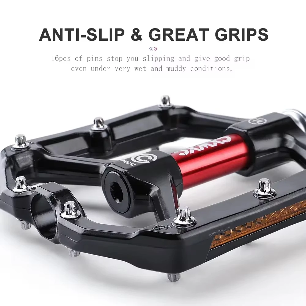 Flat Platform Bicycle Pedals Aluminum Pedal For MTB Mountain  Bikes Parts Sealed Bearing All-round Bike Pedals