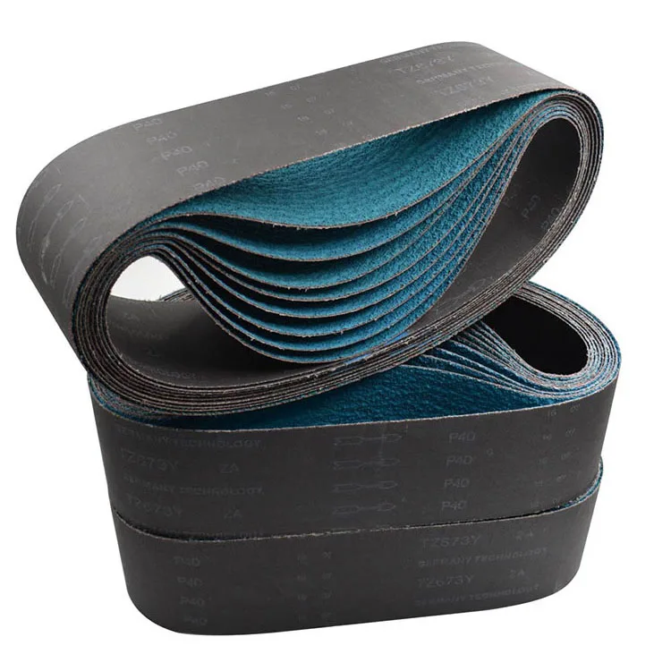 Polishing wire steel plate sand belt 80 girt zirconia material sanding belt