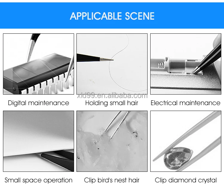 2021 High Precision Light Weight  Antistatic Esd Tweezers Esd Plastic Tweezers