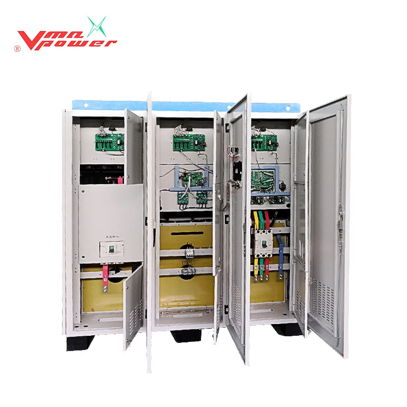 Vmaxpower 100kw 384VDC Inverter 3 Phase Full House Roof 100KVA Hybrid Solar Panel Power Inverter Systems