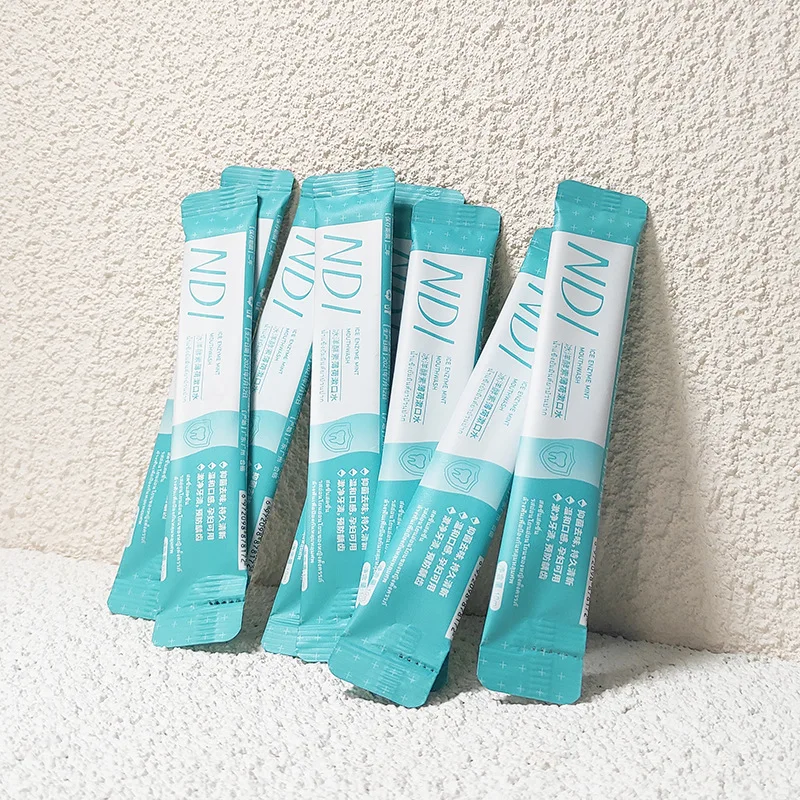 Mouth Wash portable capsule Organic Cleansing Mouth Wash 350ml 10ml  Mint Mouth Wash no alcohol Private Label ready to ship