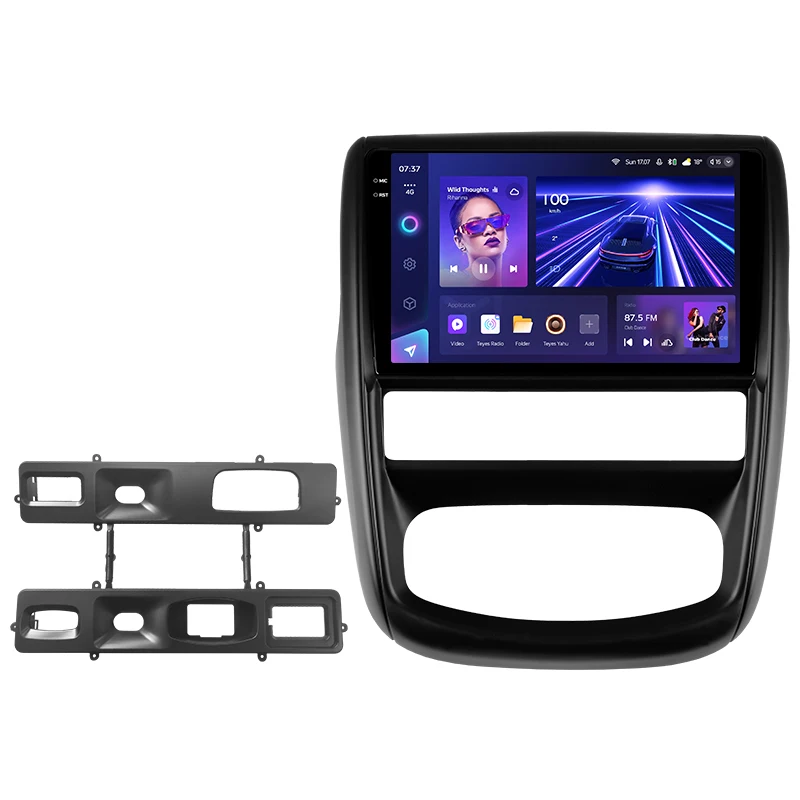 Tyes CC3 2K для Renault Duster 1 2010 - 2015 Nissan terrano 3 2014 2022 Автомобильная Мультимедийная навигация GPS No 2din 2 di