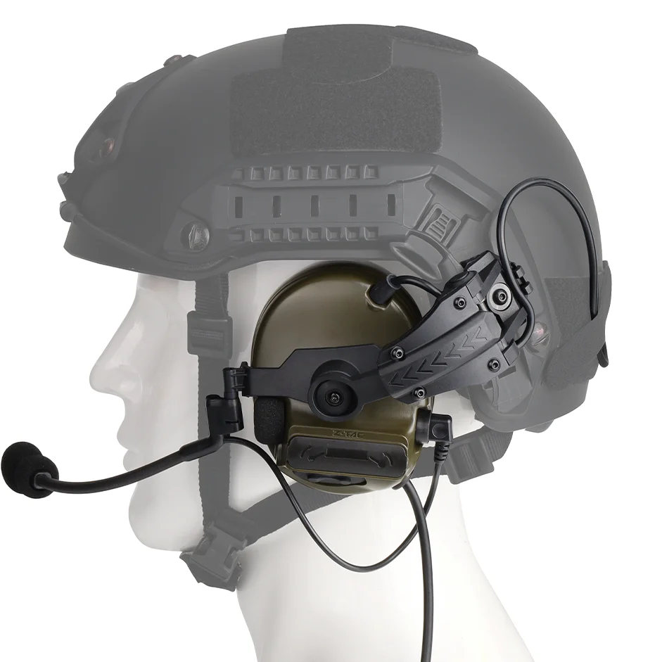ZTAC new product tactical ARC helmet rail C3 pick up noise reduction bracket headphone amp style suspension 2023
