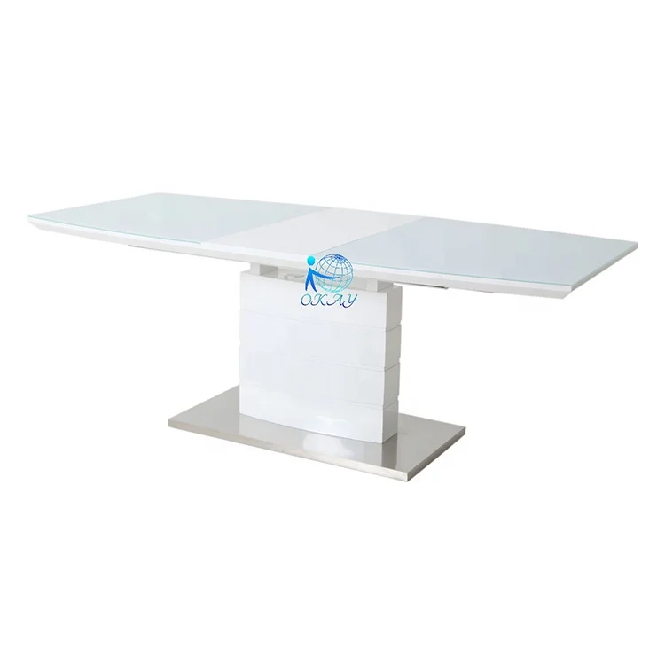 dining room furniture sets modern MDF extension dining table