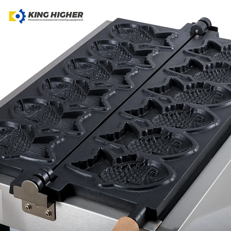 Factory Direct High Quality Fish Shaped Taiyaki Waffle Maker Machine Commercial Snack Equipment for Home Use