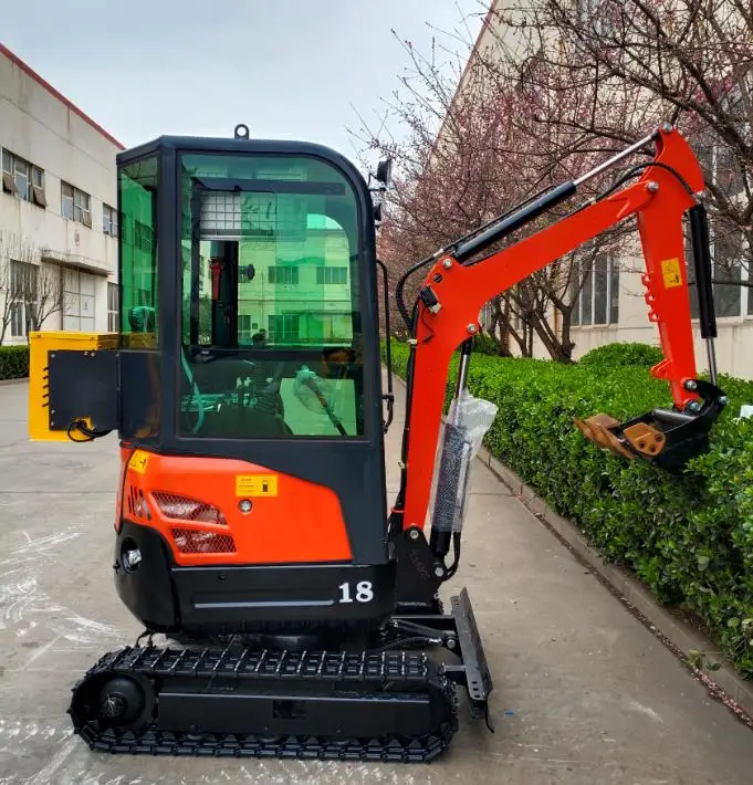 Free Shipping EPA Excavator 1.8 Ton Kubota Engine Crawler Digger Farm Minibagger 1 Ton Mini Excavator Machine For Sale