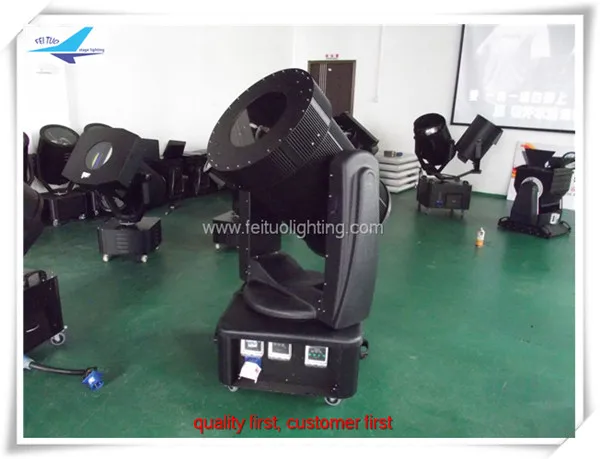 Super powerful tripod floor moving head sky light 10000 watt outdoor searchlight