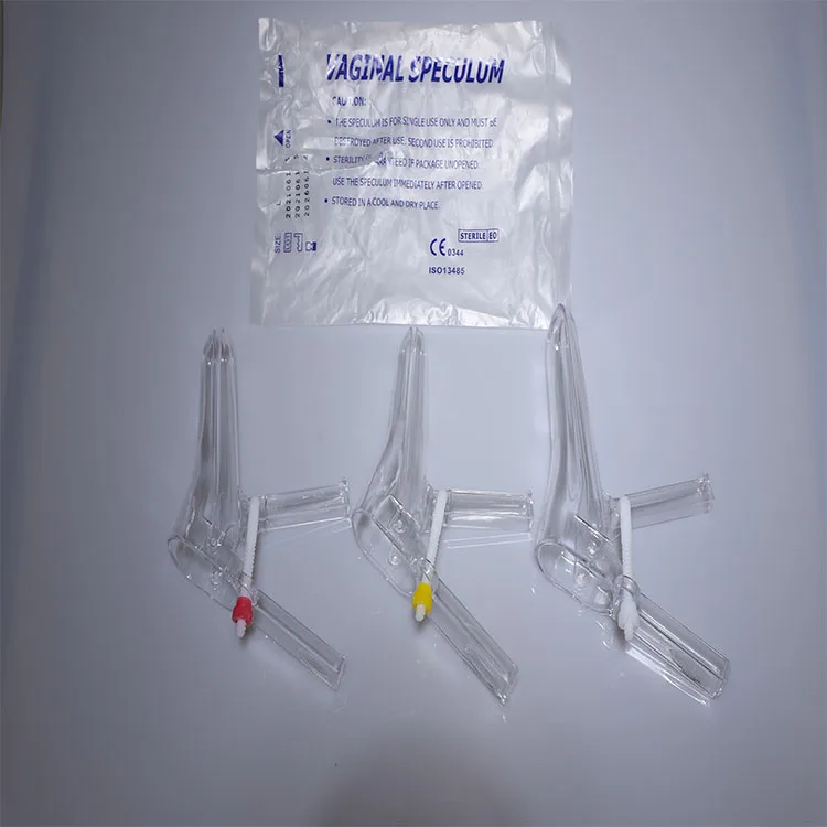 Cheap price S M L size plastic sterile disposable vaginal speculum