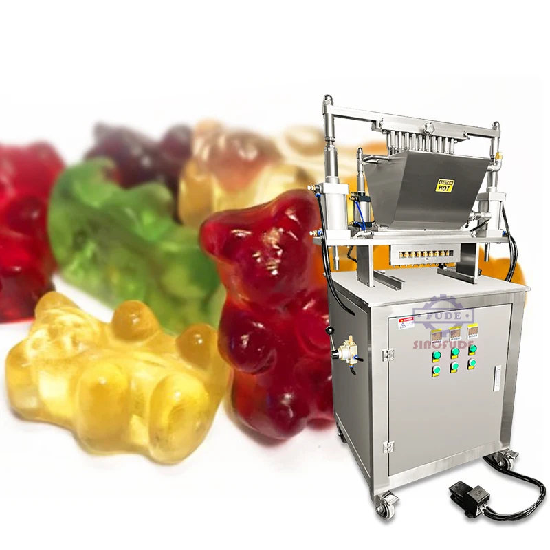 Pectin Gummy Machine Full Automatic 50KG/hr Gummy Vitamins Candy Machine Forming Making Machine Price