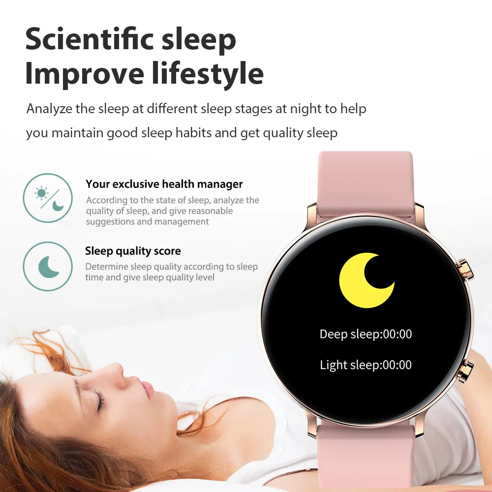 GW33 Smart Watch Bracelet Men Women HD Screen ECG+PPG Monitoring IP67 Waterproof BT Call Smartwatch for IOS Android