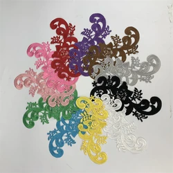 Customized Garment Accessories Pair Motifs Mirror Appliques and Trimmings