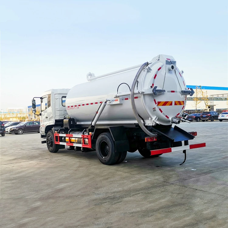 Dongfeng всасывающая канализационная цистерна резервуар для воды 4*2 вакуумная очистка