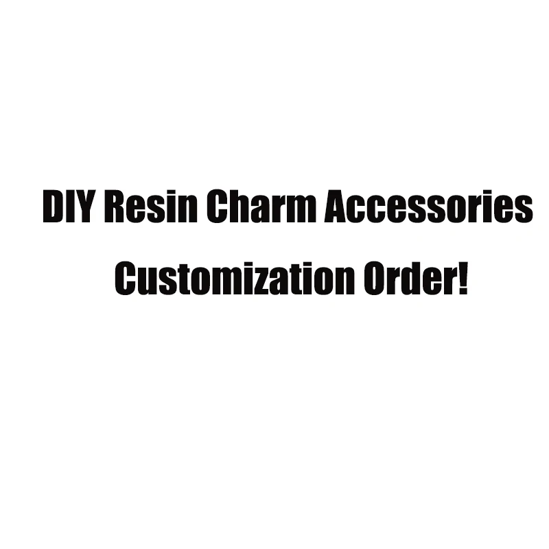 Undertake the processing of DIY resin charm accessories  process and customize to ensure the quality of customized products