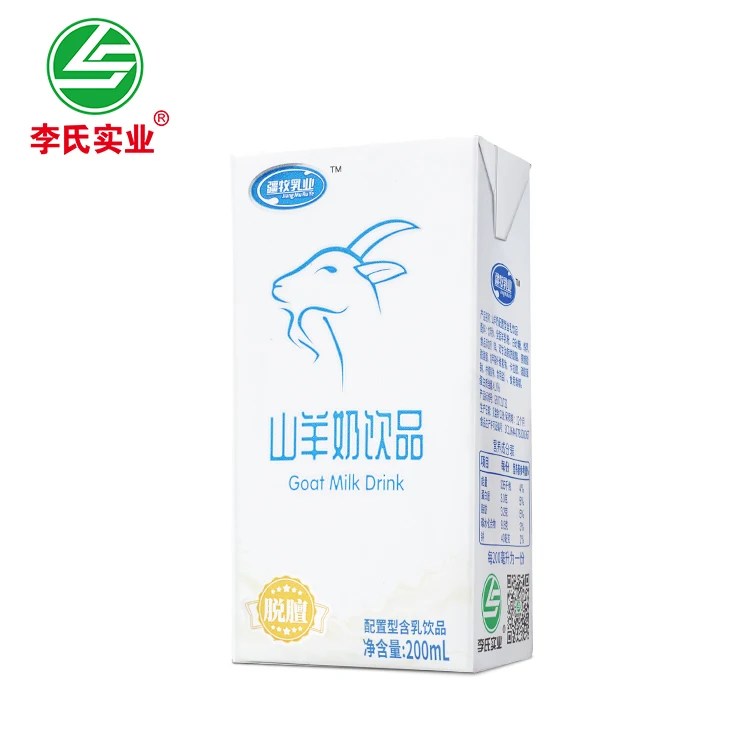 LISHI Top Quality Fresh Nutritious High Calcium Ready To Drink Goat Milk 200ml 80 Per Carton Goat Milk Drink