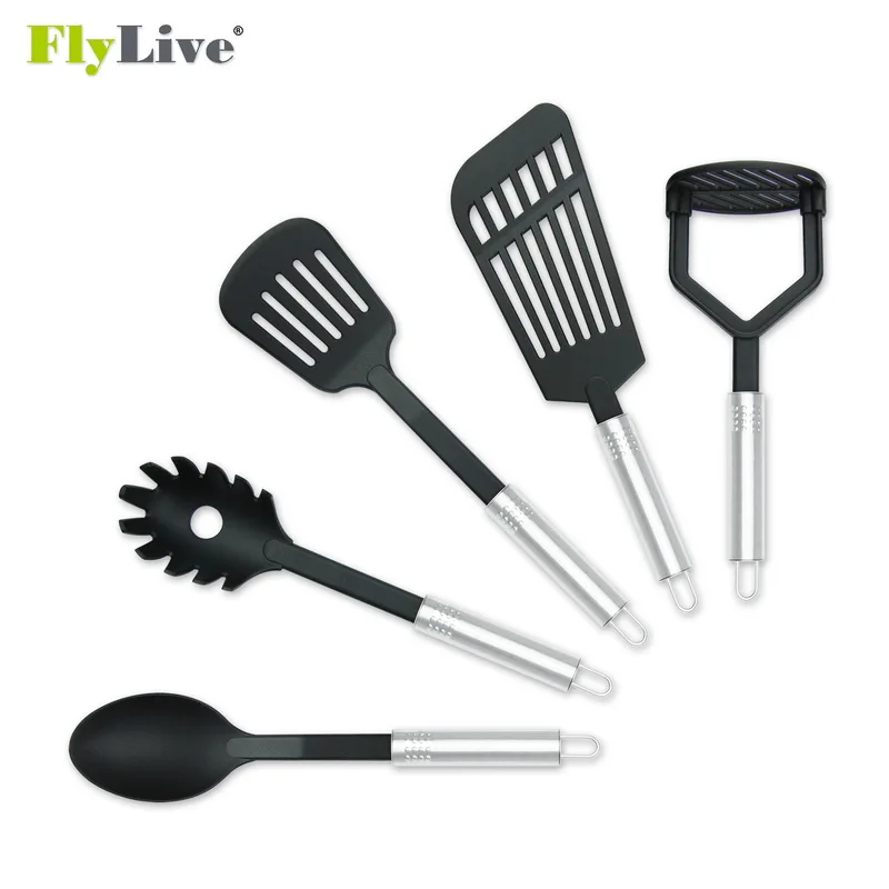 
18-Piece Premium Cooking Utensils Stainless Steel And Nylon Kitchen Set New 