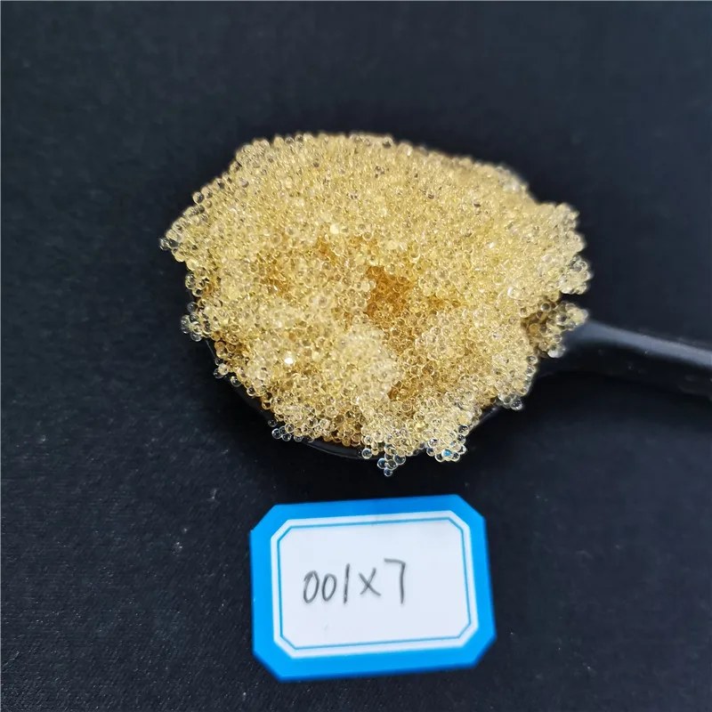 Сильная кислота 001x7 катионообменная смола для очистки воды