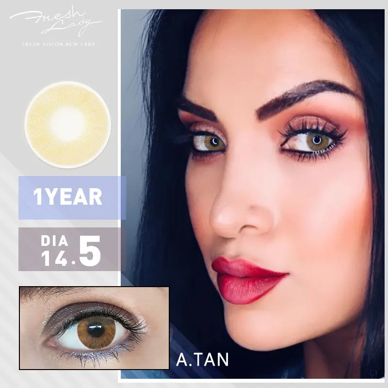 Freshlady aquilus lush contact lens aqua fresh angel ice soft