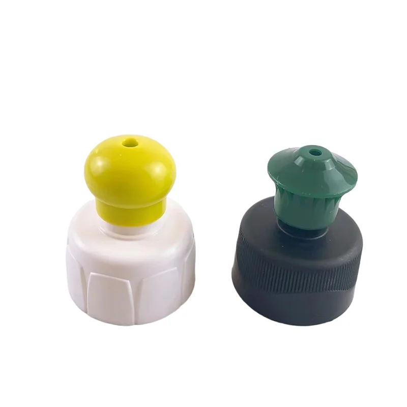 Replacement Sport Bottle Push Pull Cap Cover Lid for 16 oz Soda Beverage Water Liquid Plastic Bottles