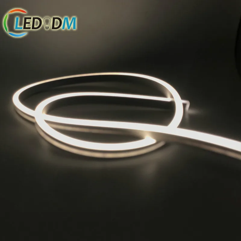 100% чистый силикон водонепроницаемый DC12V 24V SMD2835 LED гибкий неон 120 светодиодов/м белый/красный/зеленый/синий/RGBW