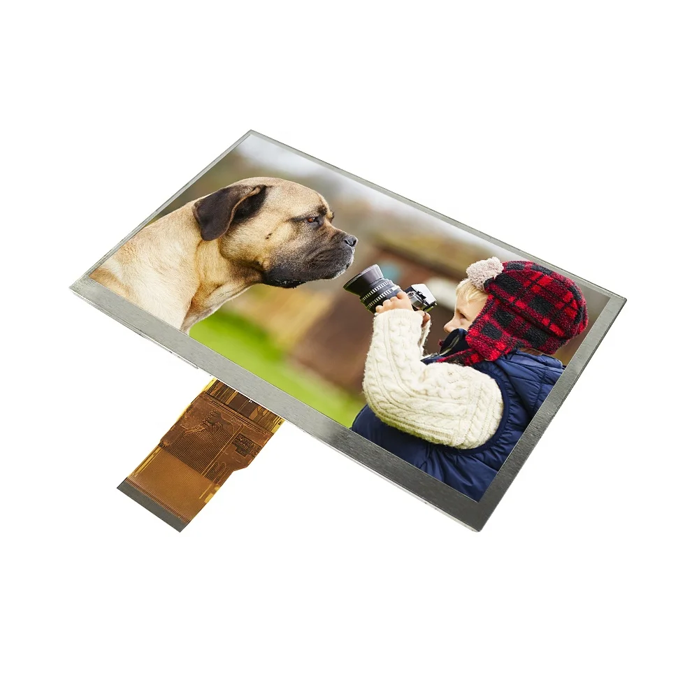 Support PCBA Touch Panel 1024x600 Resolution 7 Inch LCD Screen with RGB Interface