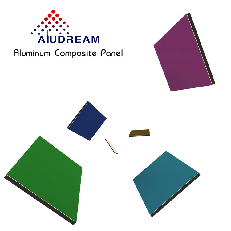 3mm 4MM Alucobond ACP ACM Wall Cladding Gold Mirror Faced Aluminum Composite Panels