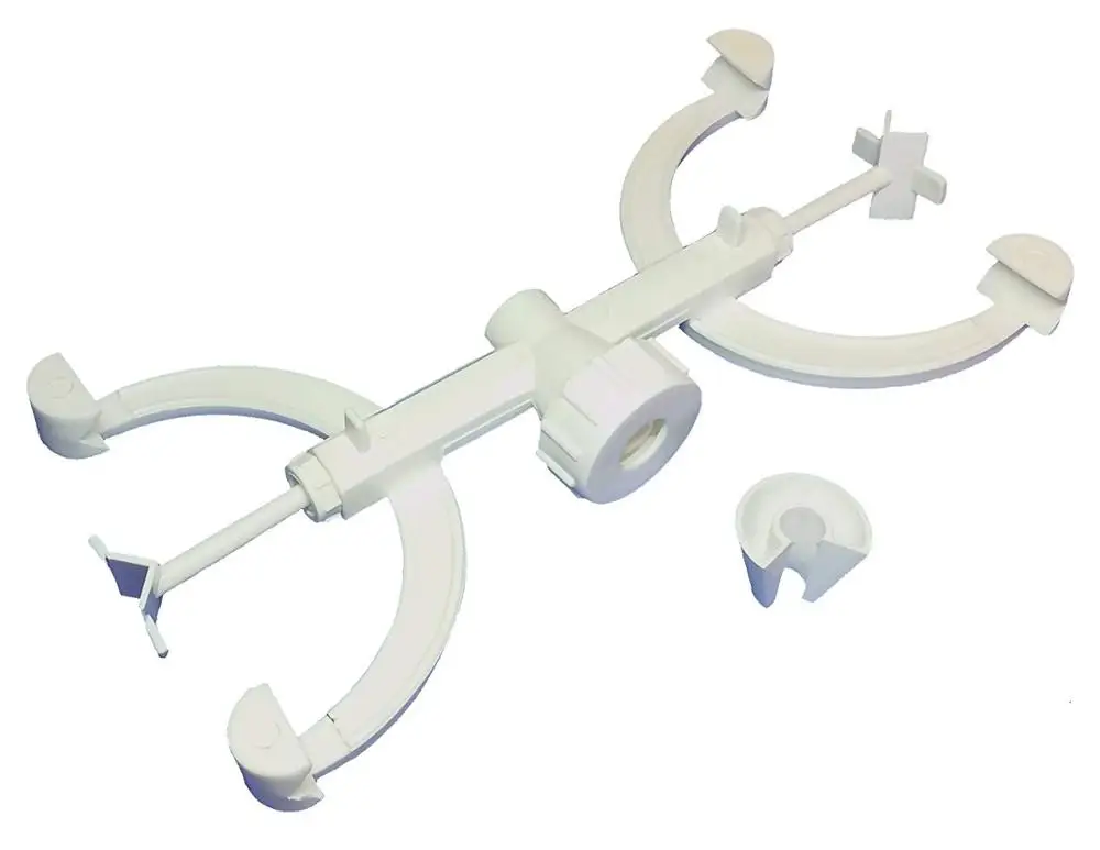 Gelsonlab HSG-111 Plastic Double Bilateral Butterfly-Type Burette Clamp Holder Clip us style