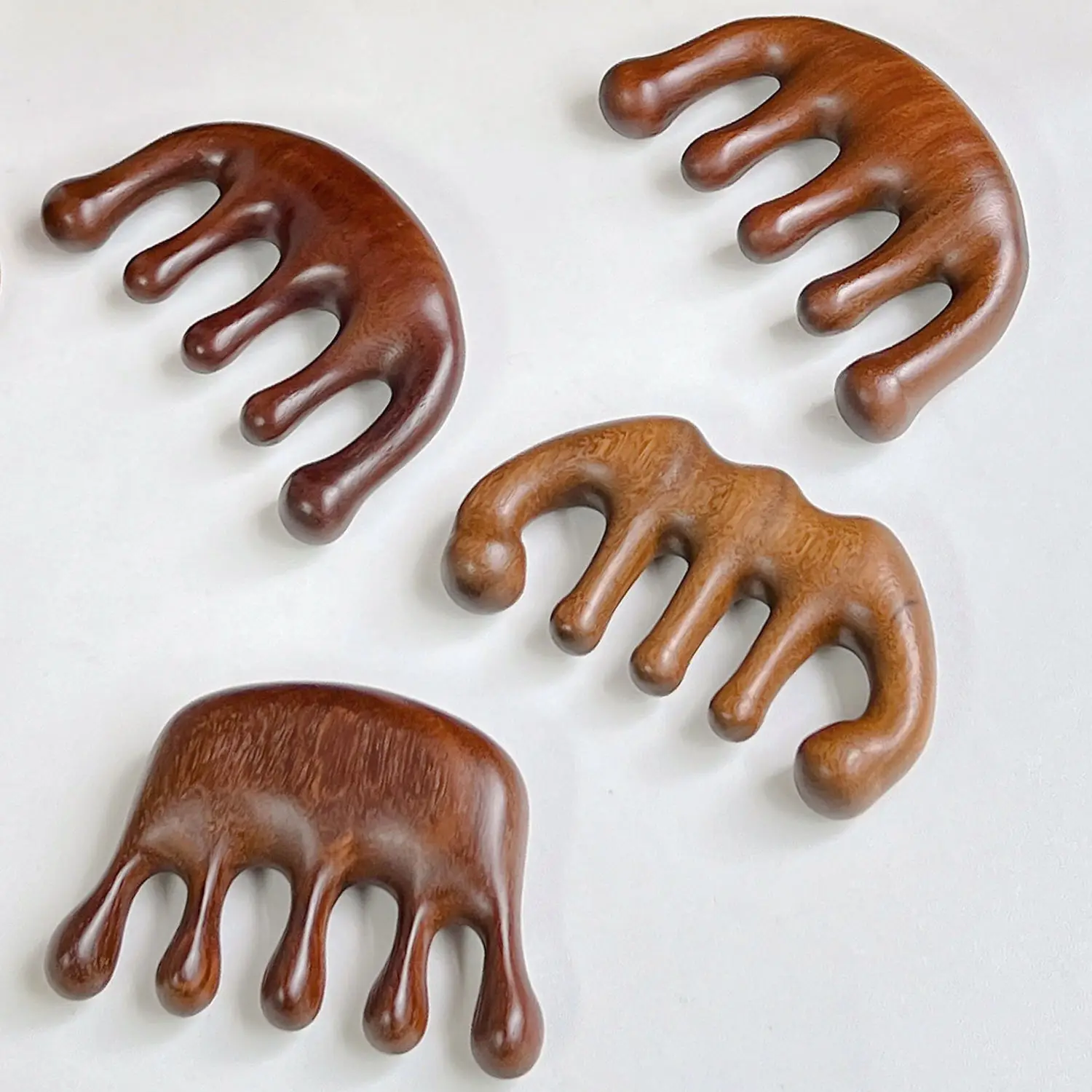 custom logo dredge meridians hair massager comb hair scalp massager brush for hair growth