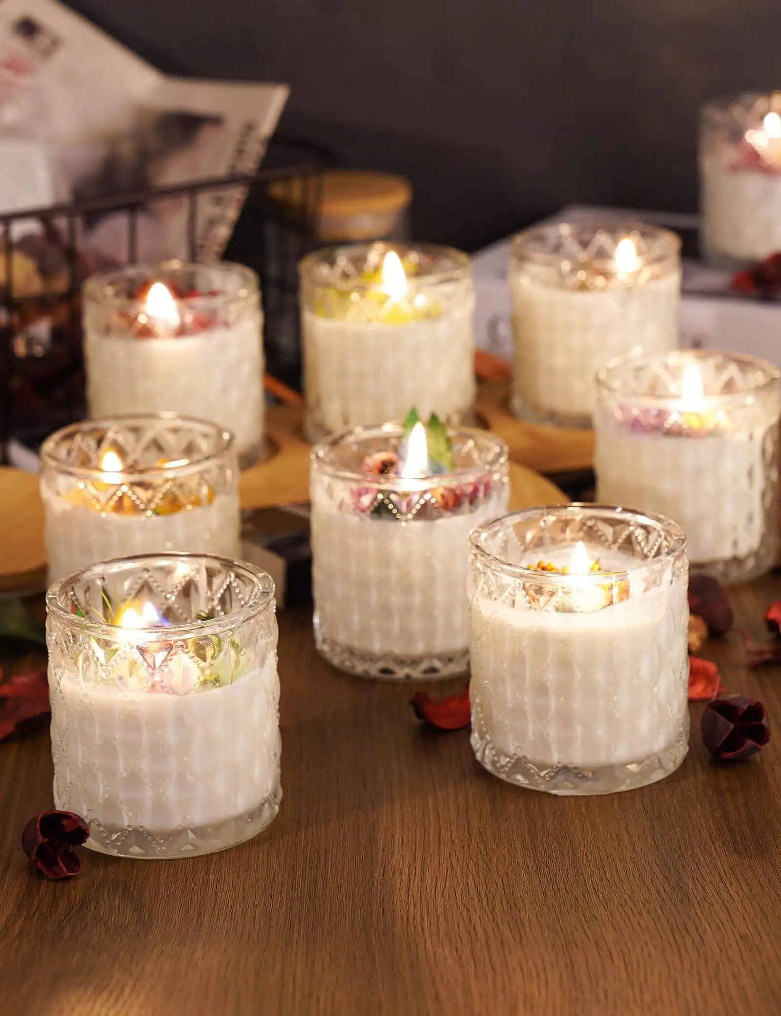 100ml Mini Style Customized Airtight Food Grade Glass Storage Jam Jar With Metal Split Lid