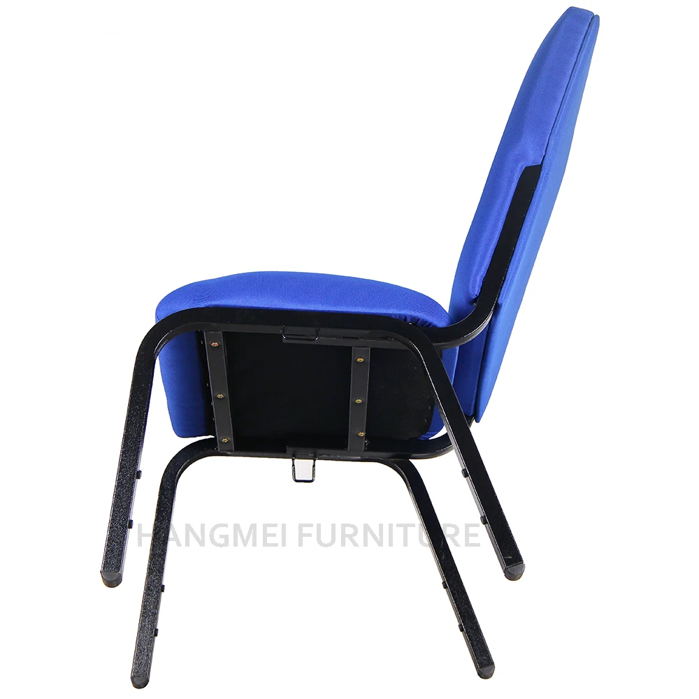 China wholesale church chairs stackable auditorium metal padded church chair
