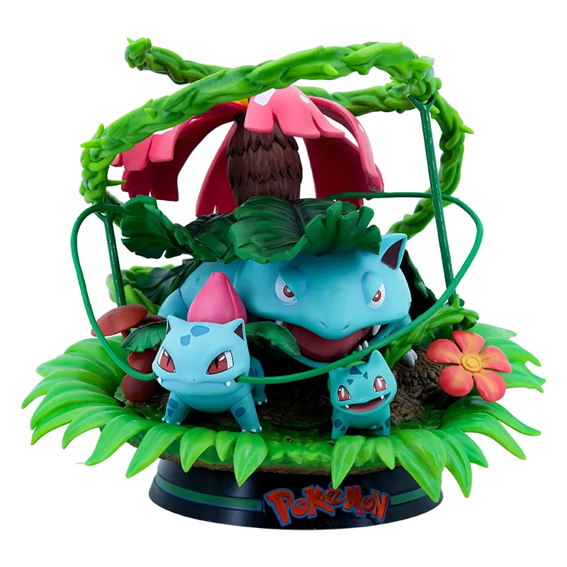 GK water arrow turtle wonderful frog seed can light up scene model box set hand pvc anime action figure