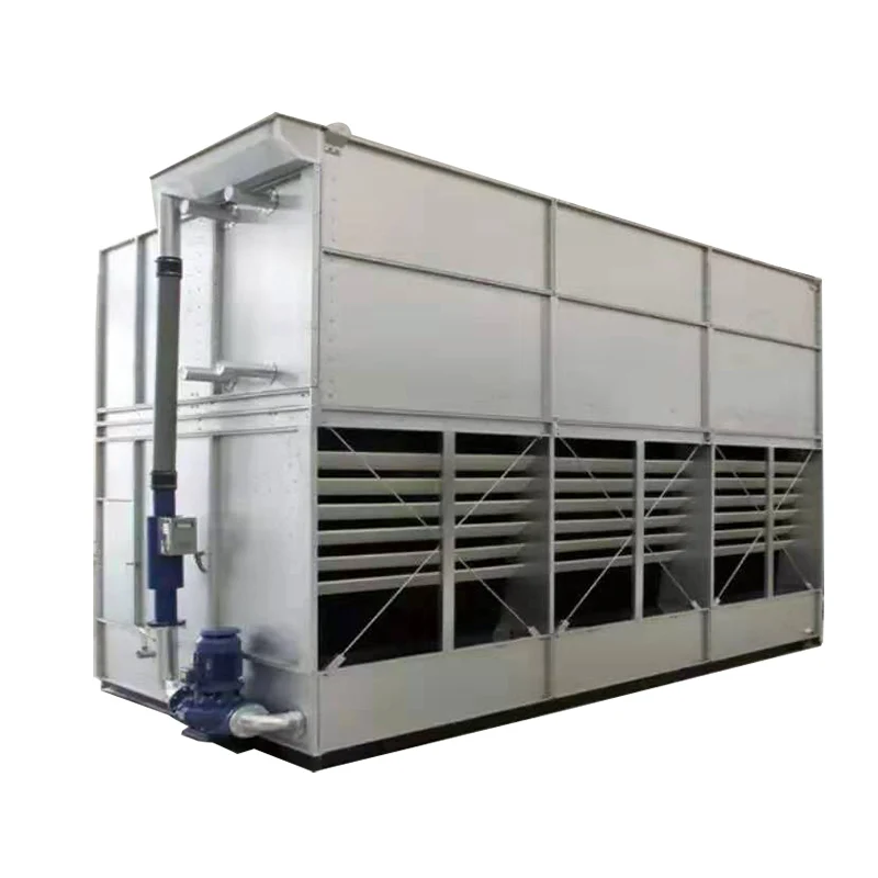 Closed cooling tower for water cooling chiller