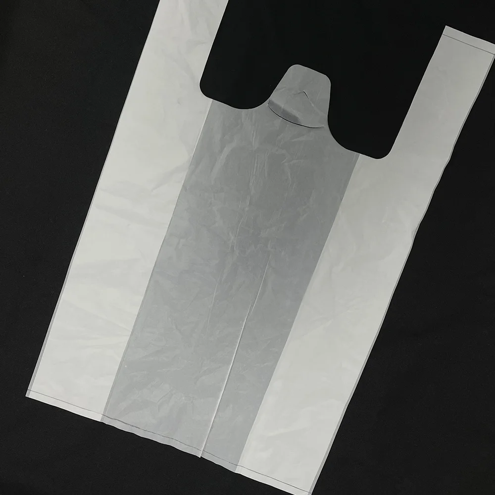 Food Packing Bags Compostable Owner Factory T-shirt Bag Cornstarch Shopping Bags Quanhua Biodegradable