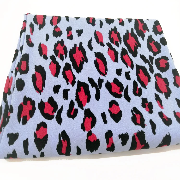 
2020 100% polyester YiLi crepe print fabric 2A29957-3 fashion stock fabric 