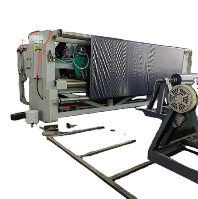 Tarpaulin Canvas Production Line With Auto Welding Punching Cutting