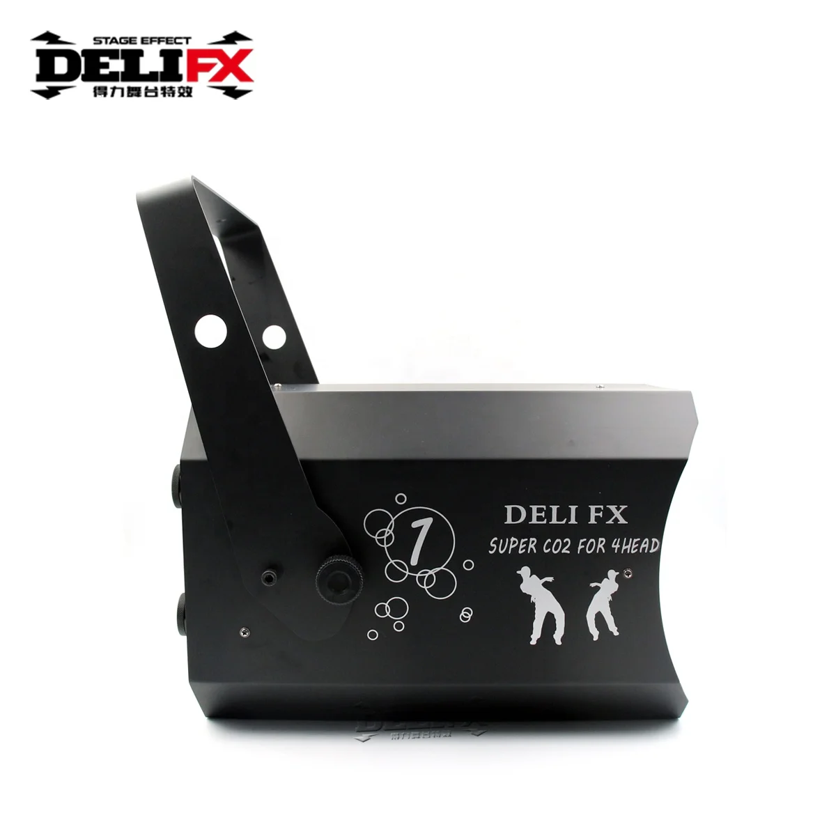 DELIFX onboard DMX control system CO2 machine stage DJ 4 nozzles hanging Cryo Jet Co2 machine for Indoor party disco ballroom