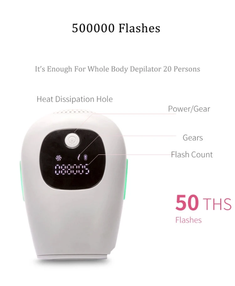 
Portatil Power Supply Epilator 500000 Laser Machine Price IPL Hair Removal 