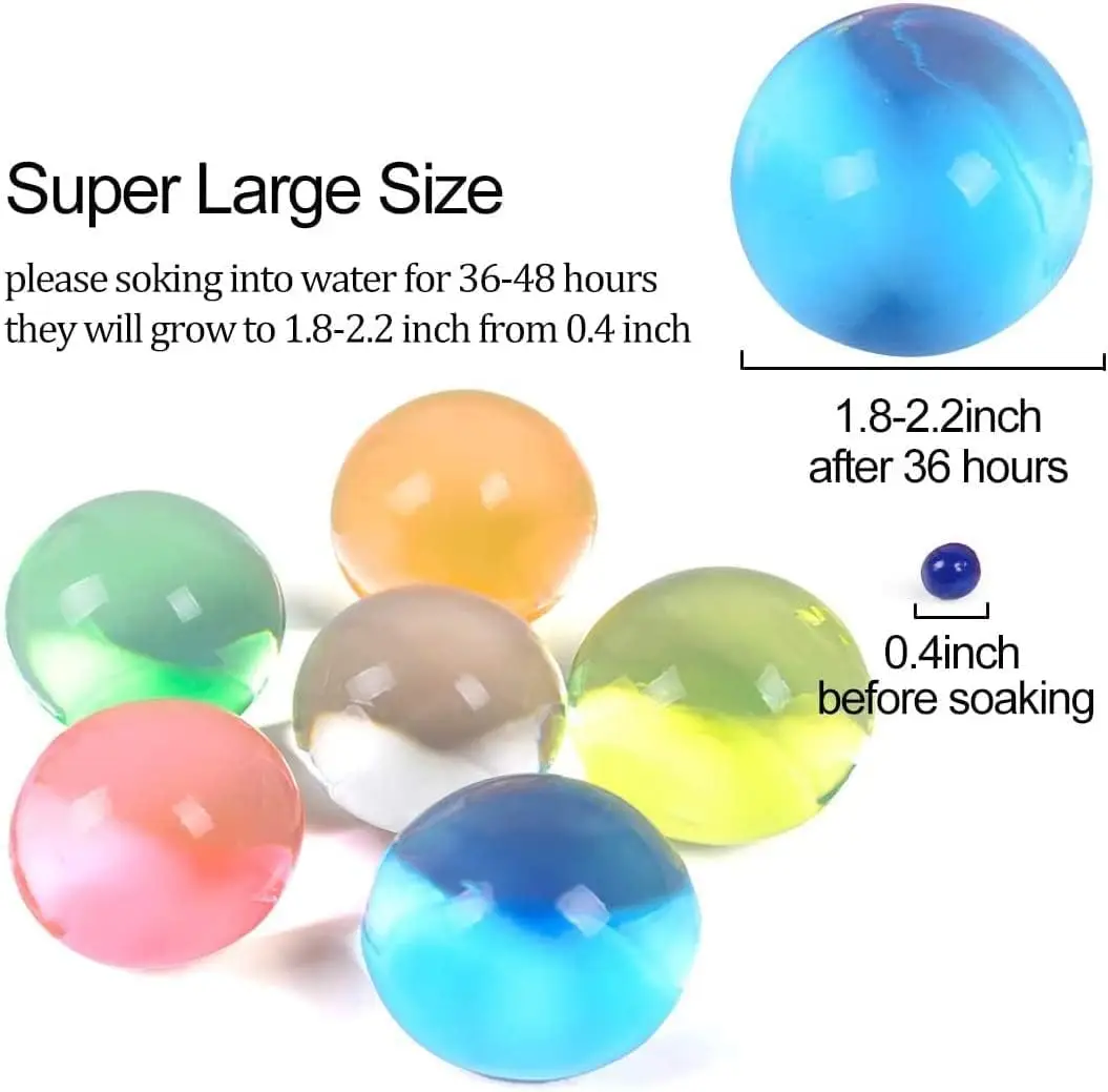Perfect Kraft Non-Toxic Water Beads for Kids Growing Balls Crystal Colorful Water Beads Growing Balls