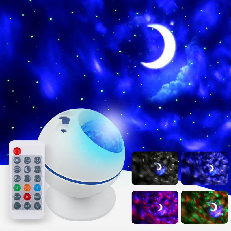 
Best price with remote control cloud laser moon lucky stone projection lamp Led light Romantic Led lamp for Christmas Gift 