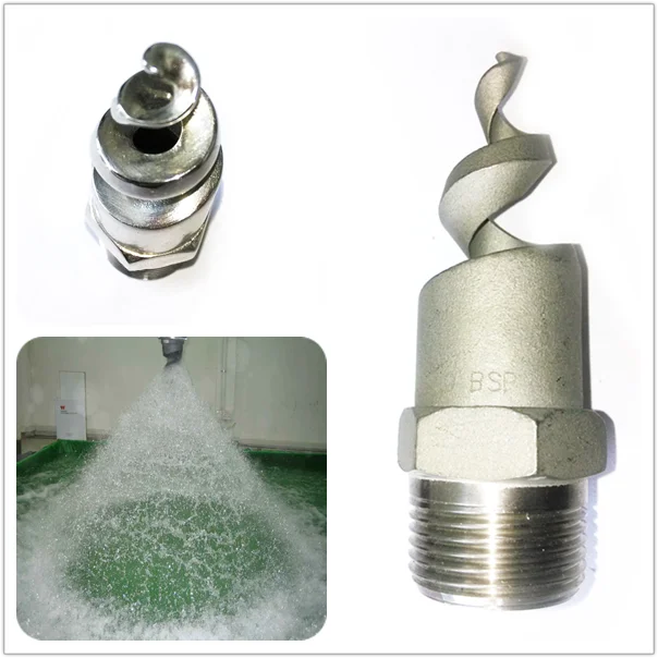 Vortex Jet Water Full Cone Spiral Sprinkler Nozzle for Flue Gas Desulfurization