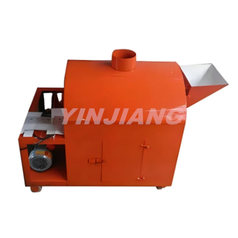 Large stainless steel electric peanut nut tea dryer roasting machine coffee beans cashew nuts peanuts