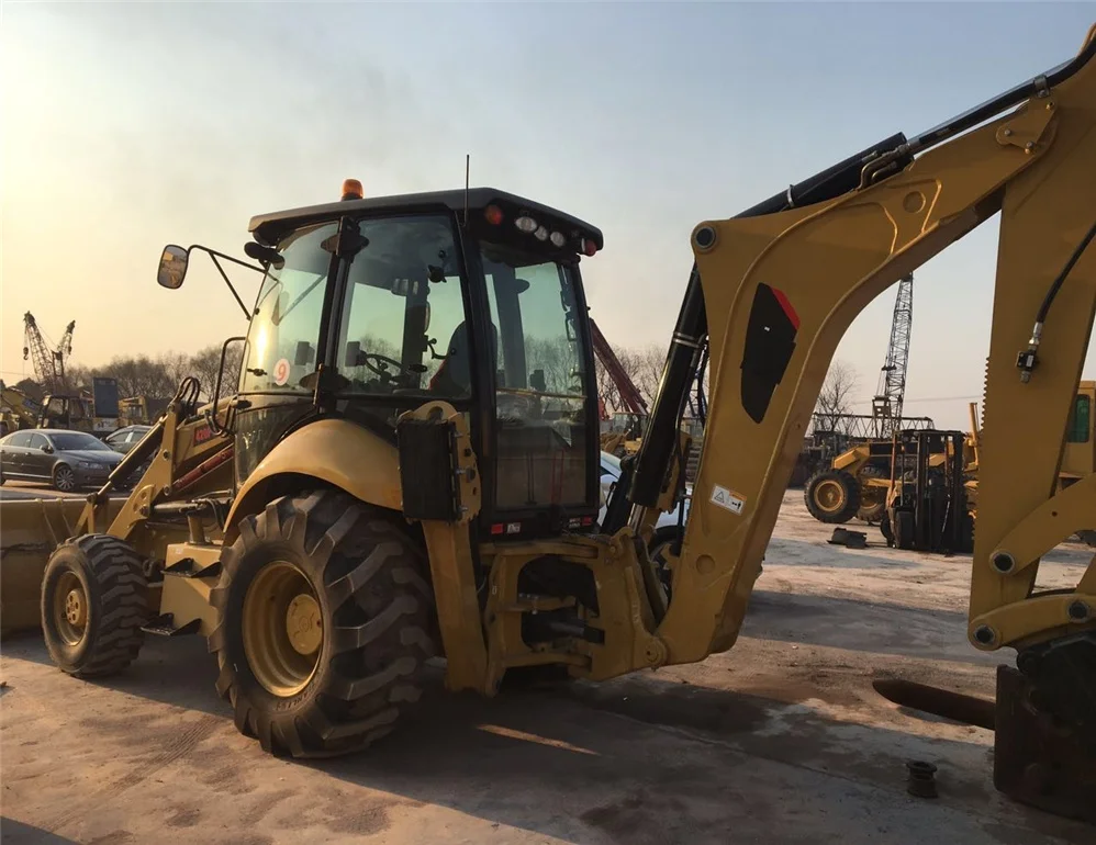 4x4 CAT 420F Used Backhoe for Sale/Backhoe loader