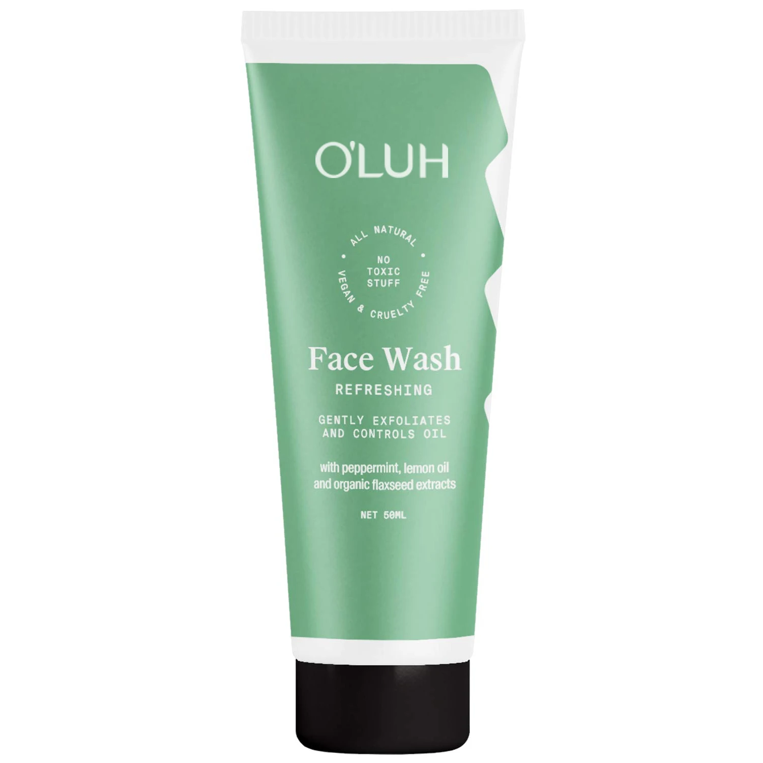 OEM face care refreshing daily 100% nature-derived planted-based ingredient vegan foam face wash cleanser