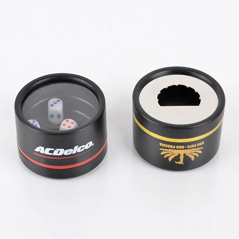 Plastic Dice Cup with Lid Custom Game KTV Cover Bar & Box 1pc/opp Bag or As Your