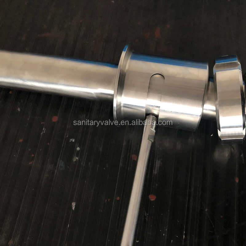 Sanitary Stainless Steel Rotating Fermenter Racking Arm with DIN11851 Fittings