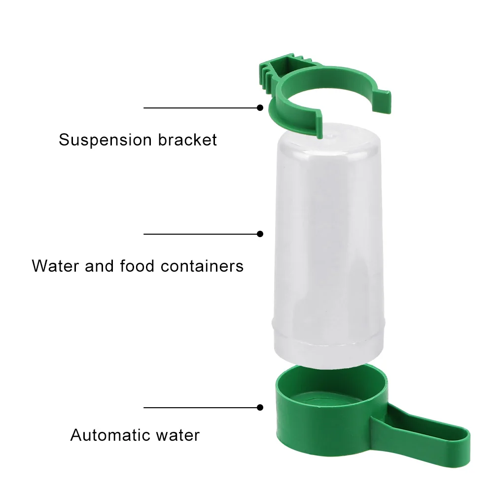 Hot Selling Chicken Pigeon Bird Water Bottle Drinker Automatic Drinker for Birds Small Bird Drinker and Feeder