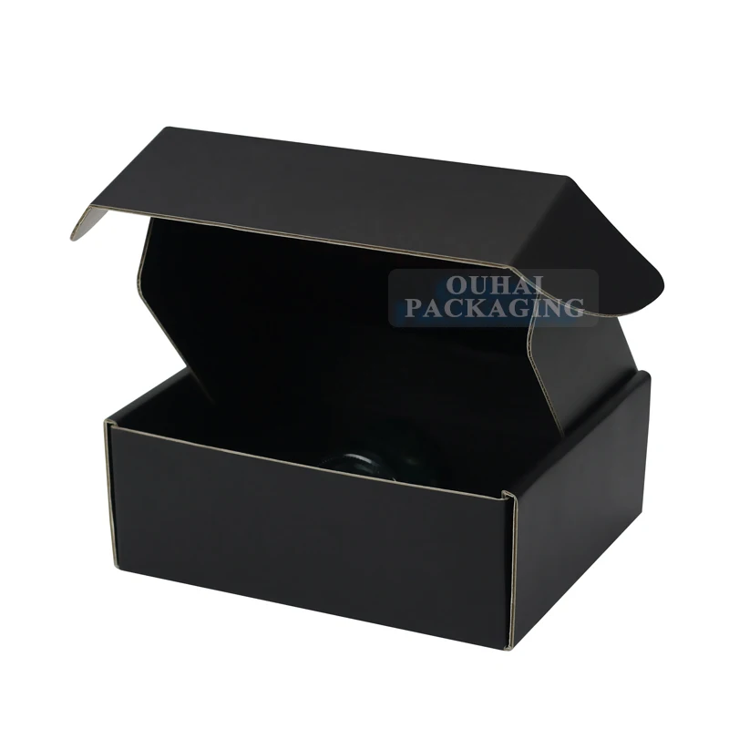 Custom Corrugated Paper Package Perfume Box and Bottle Packaging Shipping Boxes with Cardboard Insert Fixed Glass Product