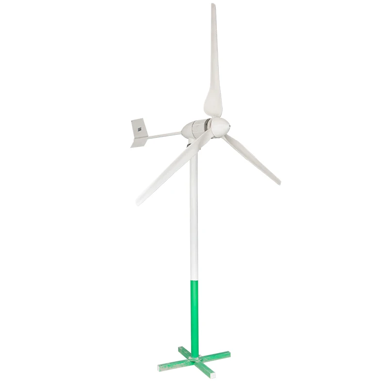 Horizontal axis wind turbine permanent magnet generator high speed nylon blade MPPT controller wind solar complementary
