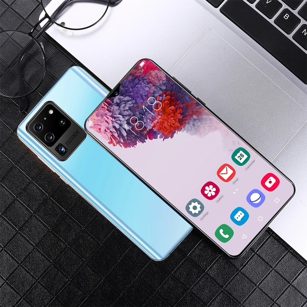 Сделано в Китае S21u смартфон с сенсорным экраном 6 дюйма 12 + 512 ГБ мобильные телефоны Deca Core размер экрана Face ID Android 4g High-end мобильного