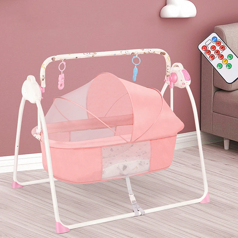 Детский артефакт Coaxing, складная интеллектуальная удобная корзина для сна для новорожденных, электрическая кроватка-качалка